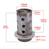 Maxbell Centrifugal Casting Steel Bell Jewelry Craft Casting Portable for Sand Metal 2.5inchx5inch