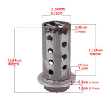 Maxbell Centrifugal Casting Steel Bell Jewelry Craft Casting Portable for Sand Metal 2.5inchx6inch