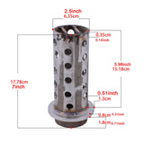 Maxbell Centrifugal Casting Steel Bell Jewelry Craft Casting Portable for Sand Metal 2.5inchx7inch