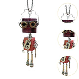 Maxbell Steampunk Robot Necklace Trendy for Women Girls Kids Girls Boys Thanksgiving Pink