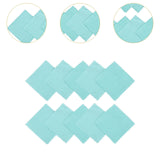Maxbell 10 Pieces Jewelry Cleaning Polishing Cloth Soft for Lens Silverware Necklace
