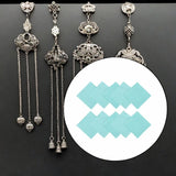 Maxbell 10 Pieces Jewelry Cleaning Polishing Cloth Soft for Lens Silverware Necklace