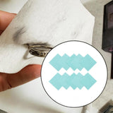 Maxbell 10 Pieces Jewelry Cleaning Polishing Cloth Soft for Lens Silverware Necklace