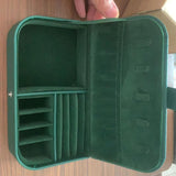 Maxbell Jewelry Box Portable Gifts Large Capacity PU Leather for Earrings Girlfriend