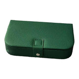 Maxbell Jewelry Box Portable Gifts Large Capacity PU Leather for Earrings Girlfriend