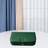 Maxbell Jewelry Box Portable Gifts Large Capacity PU Leather for Earrings Girlfriend