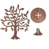 Maxbell Jewelry Organizer Necklaces Decoration Wood Ornament for Home Shelf Tabletop