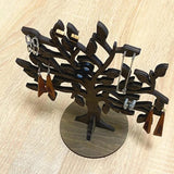 Maxbell Jewelry Organizer Necklaces Decoration Wood Ornament for Home Shelf Tabletop