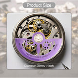 Maxbell Watch Rotor Replace Component Lightweight Automatic Rotor for NH39 7S36 Purple