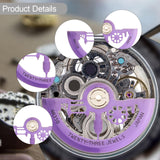 Maxbell Watch Rotor Replace Component Lightweight Automatic Rotor for NH39 7S36 Purple