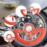 Maxbell Watch Rotor Replace Component Lightweight Automatic Rotor for NH39 7S36 Red
