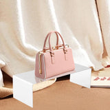 Maxbell Shoe Bag Riser Holder Figures Handbag Display Stand for Mall Retail Tabletop Low