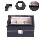 Maxbell Watch Storage Box 3 Slot Multi-functional Jewelry Box for Women Wristwatches