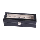 Maxbell Watch Storage Box 6 Slot with Pillow Luxury Organizer for Women Wristwatches