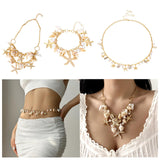 Maxbell Jewelry Chain Decorative Accessories Decor Stylish Body Decoration for Women Waist Chain