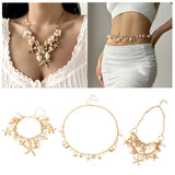 Maxbell Jewelry Chain Decorative Accessories Decor Stylish Body Decoration for Women Waist Chain