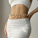 Maxbell Jewelry Chain Decorative Accessories Decor Stylish Body Decoration for Women Waist Chain