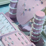 Maxbell Jewelry Display Stand Decor Portable Shelf Rack Handmade Hairbands Organizer