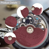 Maxbell Movement Oscillating Weight Auto Mechanical Watch Hammer Rotor Violet