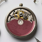 Maxbell Movement Oscillating Weight Auto Mechanical Watch Hammer Rotor Violet