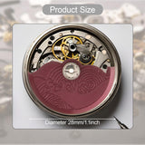 Maxbell Movement Oscillating Weight Auto Mechanical Watch Hammer Rotor Violet