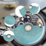 Maxbell Movement Oscillating Weight Auto Mechanical Watch Hammer Rotor Light Blue