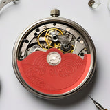 Maxbell Movement Oscillating Weight Auto Mechanical Watch Hammer Rotor Red