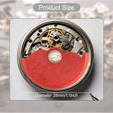Maxbell Movement Oscillating Weight Auto Mechanical Watch Hammer Rotor Red