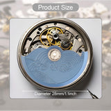 Maxbell Movement Oscillating Weight Auto Mechanical Watch Hammer Rotor Deep Blue