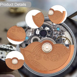 Maxbell Movement Oscillating Weight Auto Mechanical Watch Hammer Rotor Brown