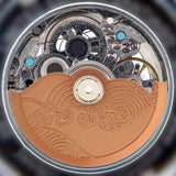 Maxbell Movement Oscillating Weight Auto Mechanical Watch Hammer Rotor Brown
