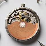 Maxbell Movement Oscillating Weight Auto Mechanical Watch Hammer Rotor Brown