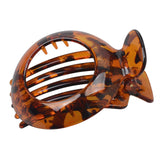 Maxbell 6x Flat Hair Claw Clips Resin Hair Accessories for Ceremonies Women Everyday