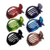 Maxbell 6x Flat Hair Claw Clips Resin Hair Accessories for Ceremonies Women Everyday