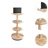 Maxbell Rotating Jewelry Storage Organizer Display Rack for Rings Necklaces Earrings