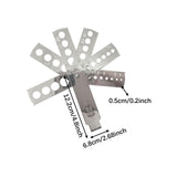 Maxbell Diamond Size Shape Compare Tool Alloy Measuring Ruler Clearly Scale Portable