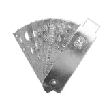 Maxbell Diamond Size Shape Compare Tool Alloy Measuring Ruler Clearly Scale Portable