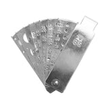 Maxbell Diamond Size Shape Compare Tool Alloy Measuring Ruler Clearly Scale Portable