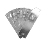 Maxbell Diamond Size Shape Compare Tool Alloy Measuring Ruler Clearly Scale Portable