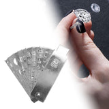 Maxbell Diamond Size Shape Compare Tool Alloy Measuring Ruler Clearly Scale Portable