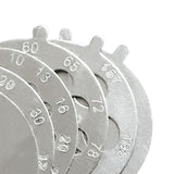 Maxbell Diamond Size Shape Compare Tool Alloy Measuring Ruler Clearly Scale Portable