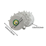 Maxbell Diamond Size Shape Compare Tool Alloy Measuring Ruler Clearly Scale Portable