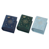 Maxbell Jewelry Gift Box Small Earrings Storage Case for Engagement Wedding Birthday Dark Blue