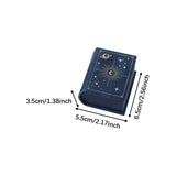 Maxbell Jewelry Gift Box Small Earrings Storage Case for Engagement Wedding Birthday Dark Blue
