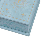 Maxbell Jewelry Gift Box Small Earrings Storage Case for Engagement Wedding Birthday Blue