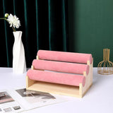 Maxbell Bracelet Display Stand 3 Tiers Bracelet Display Rack for Home Use