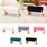 Maxbell Headband Holder Storage Rack for Scrunchies, Bracelet Stable Detachable Base Beige