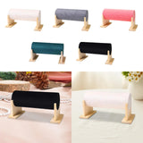 Maxbell Headband Holder Storage Rack for Scrunchies, Bracelet Stable Detachable Base Beige