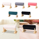 Maxbell Headband Holder Storage Rack for Scrunchies, Bracelet Stable Detachable Base Beige