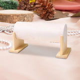 Maxbell Headband Holder Storage Rack for Scrunchies, Bracelet Stable Detachable Base Beige